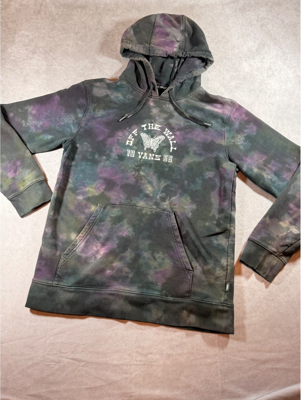 Vans Off The Wall Tie-Dye Hoodie Small